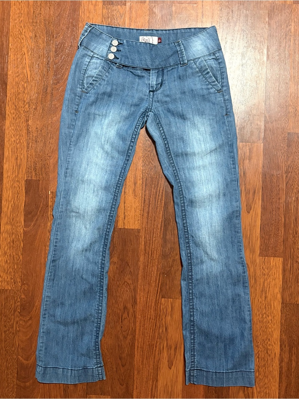 SO Women's Light Blue Lowrise Bootcut Jeans